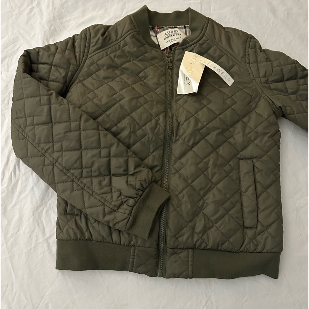 New! Ashley by 26 International Outerwear Olive Green Jacket Coat Women’s Medium